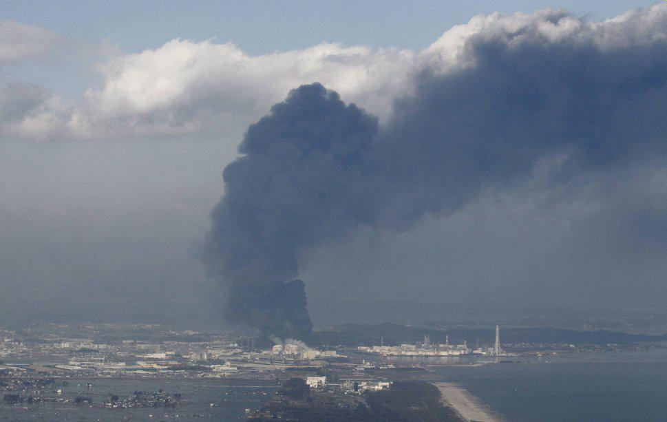 Centrale Fukushima en feu