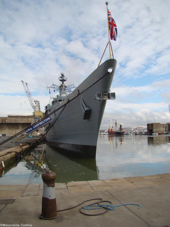 Frigate HMS Campbeltown in Saint-Nazaire March 2011.