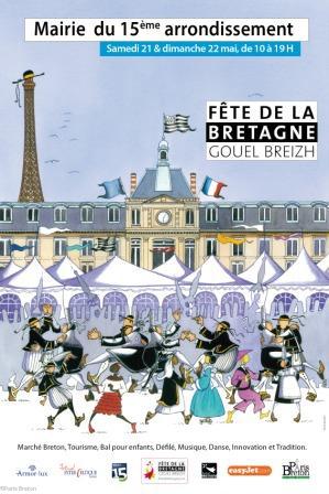 La fête de la Bretagne à Paris 15èmme les 21 et 22 mai