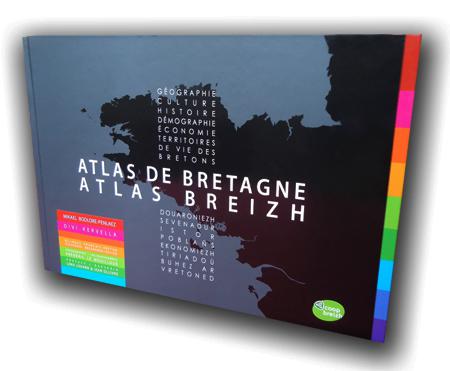 Couverture de l'Atlas de Bretagne / Atlas Breizh