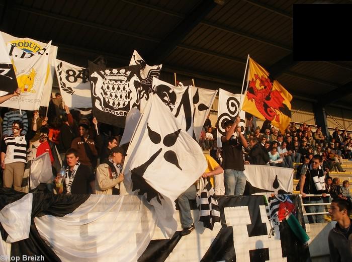 Kop Breizh au match Bretagne-Congo de 2008