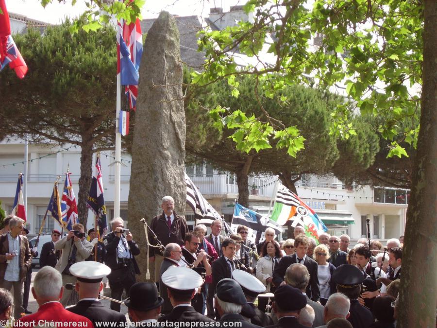 Lancastria. Commemoration ceremony at Saint-Nazaire in 2010.