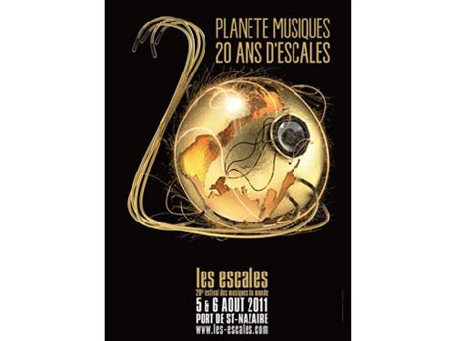 Affiche des Escales 2011.