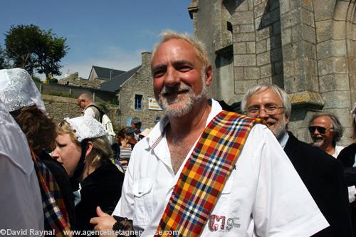 Les couleurs du tartan officiel d'Ouessant.