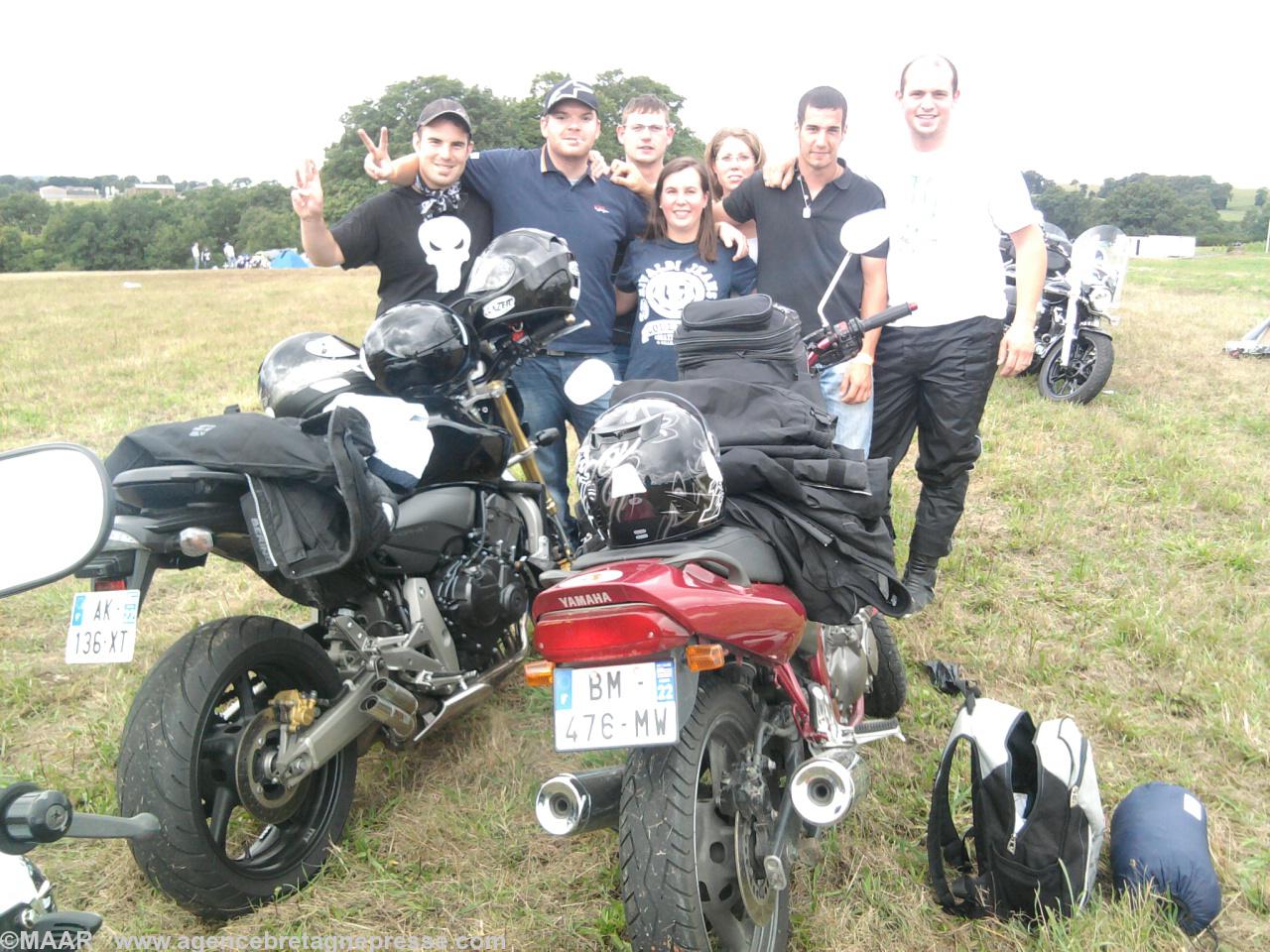 Les motards arrivent