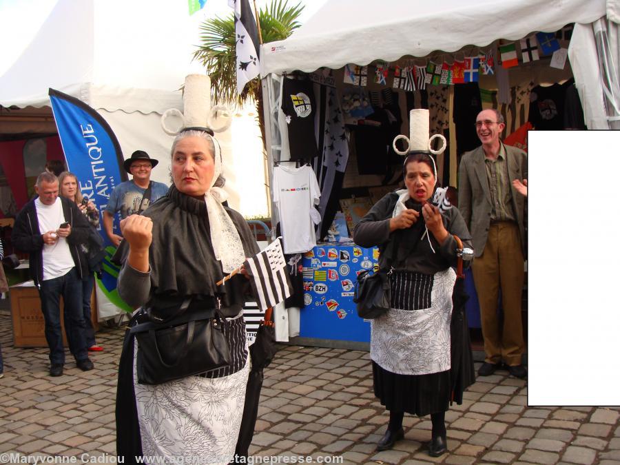 Lorient le dernier soir du Festival Interceltique.