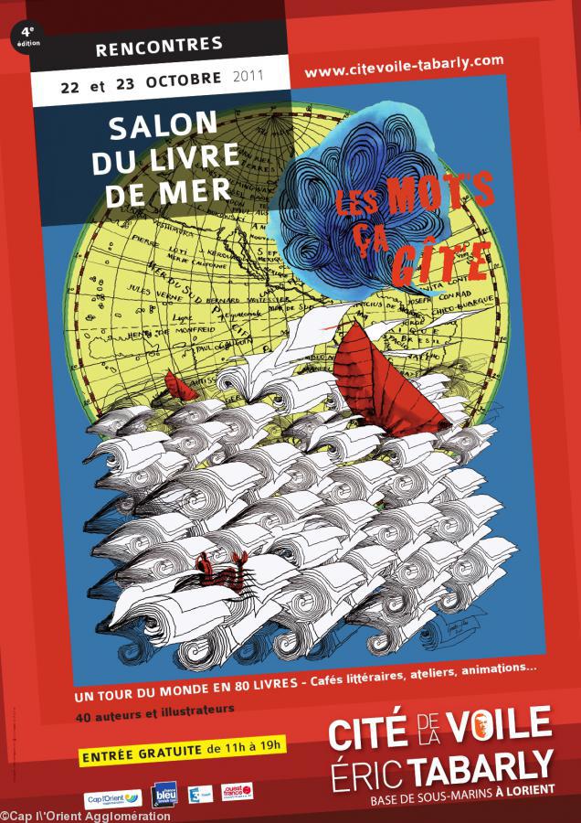 Affiche de l'édition 2011 des Mots ça gîte.