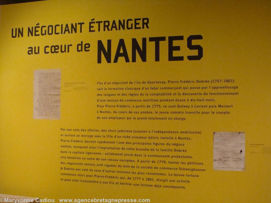 En entrée de l'exposition à Nantes : Armateurs d'Arts  Les Dobrée.