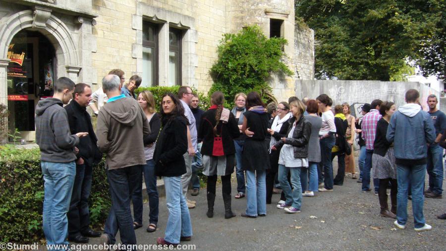 Stagiaires de la première session de formation longue à Landerneau