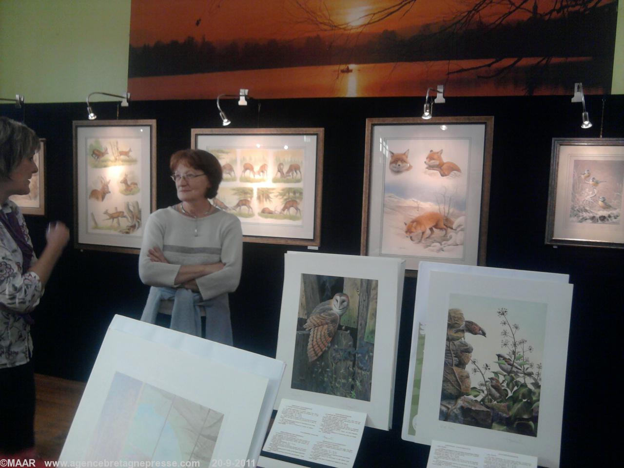 stand des oeuvres de André Buzin