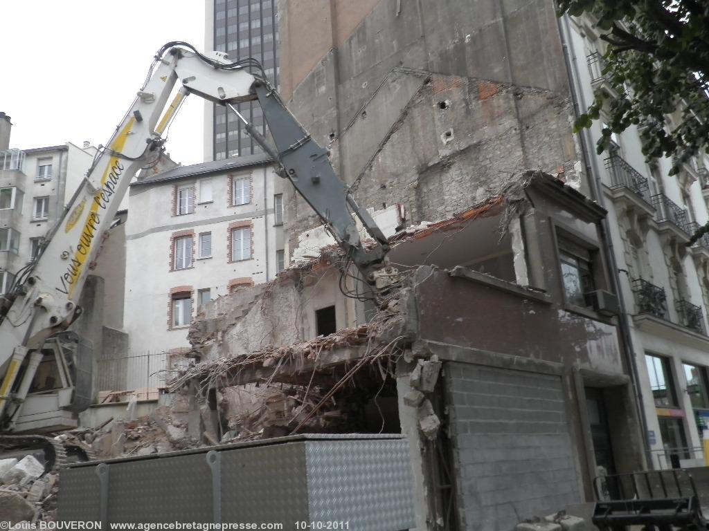 Il ne reste presque plus rien du bâtiment