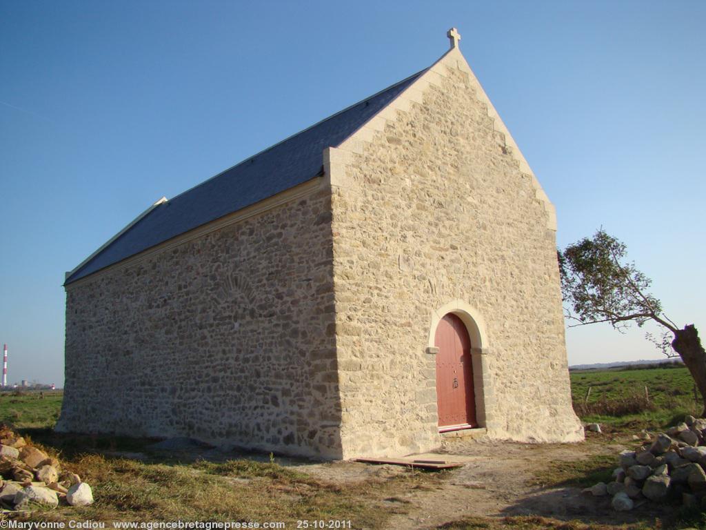 Façade et côté nord de la chapelle