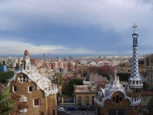 Le parc Gaudi à Barcelone