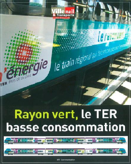 Couverture du magazine Villerail et Transports consacrée au train 