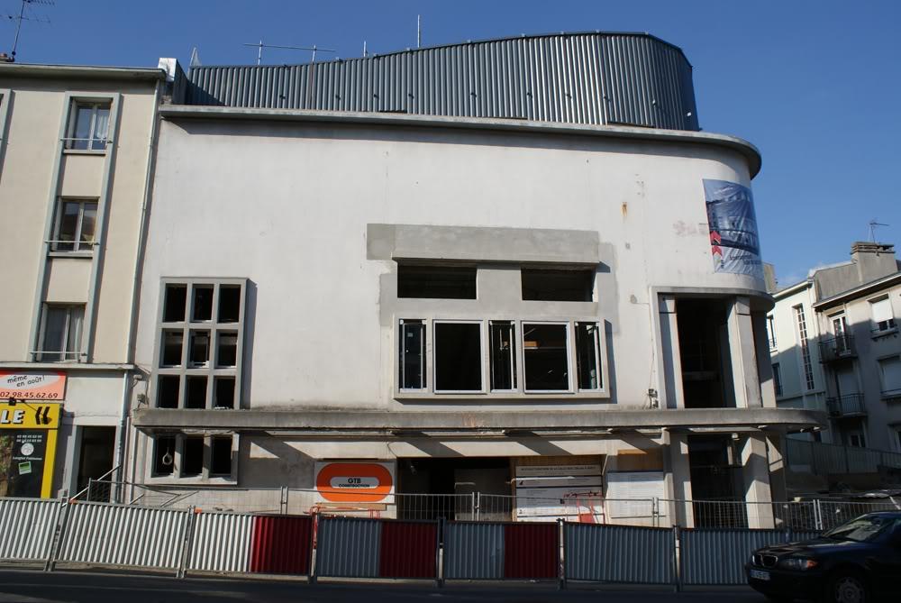 Le cinéma Mac Orlan de Brest Recouvrance en cours de rénovation 2011.