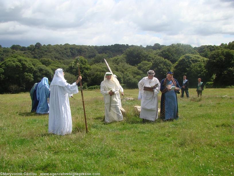 Gorsedd Digor. Arzano le 15 juillet 2012. Pendant la cérémonie.