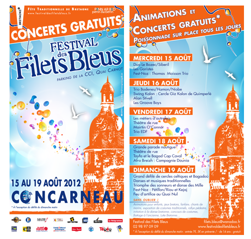 Flyer Filets bleus