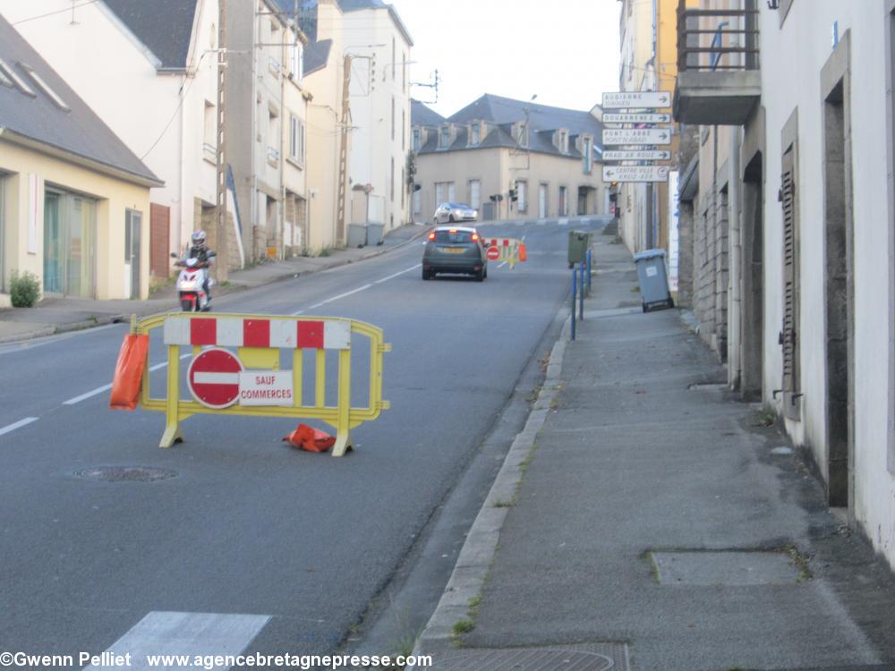 Indications travaux Rue du Pontigou -
Quimper