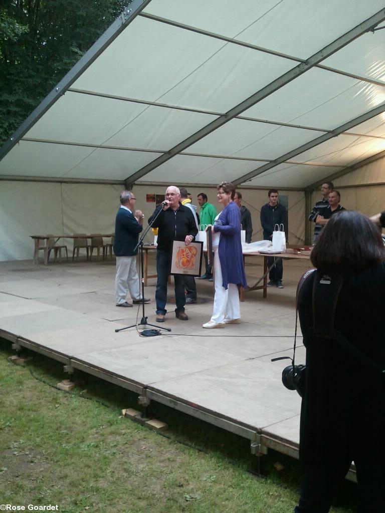 Remise du trophée 