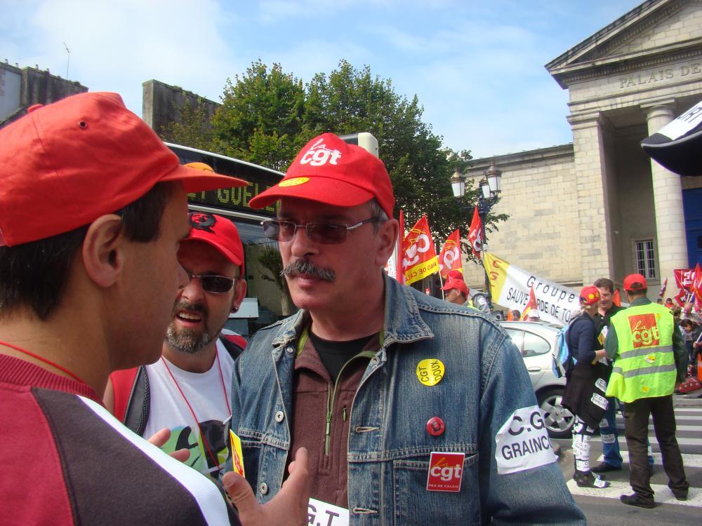 M. Annot, délégué syndical Cgt du site Doux de Graincourt (Pas-de-Calais) 254 emplois menacés