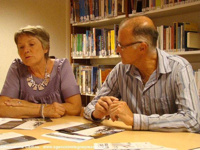 Monique Baron et  Denis Lachever.