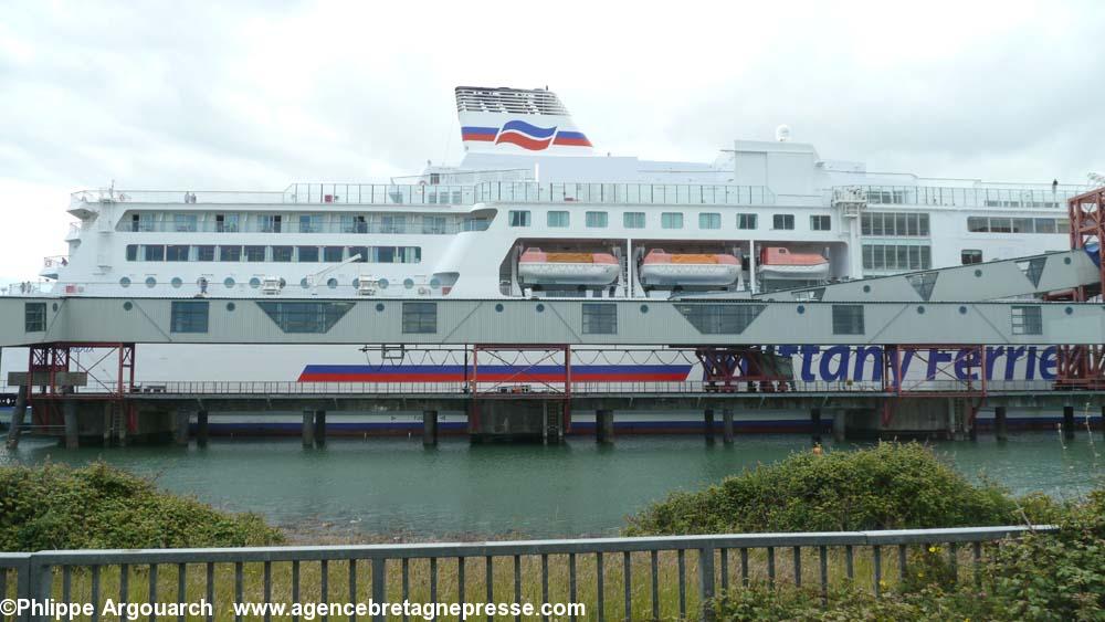 Le Navire Armorique de la Brittany 
Ferries