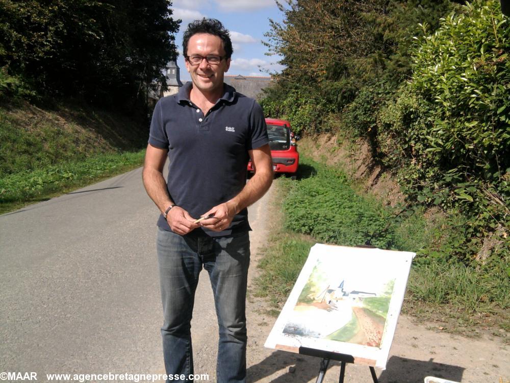 Frédéric reproduit l'église