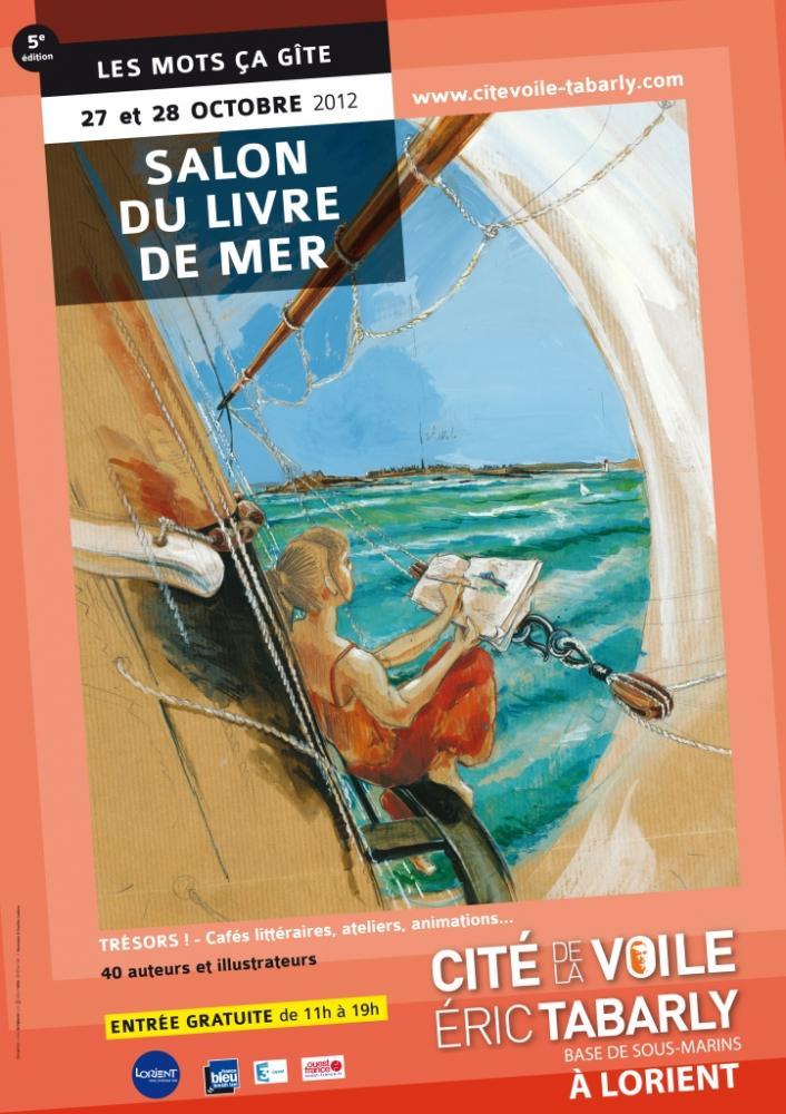 Affiche salon du livre de mer 2012