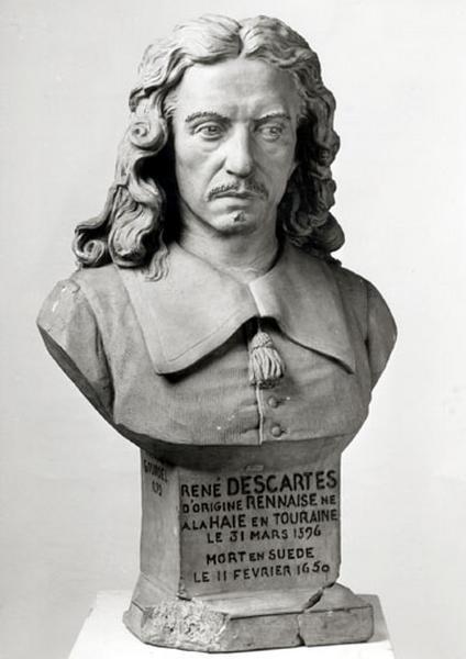 Buste de René Descartes  Musée des Beaux-Arts de Rennes.