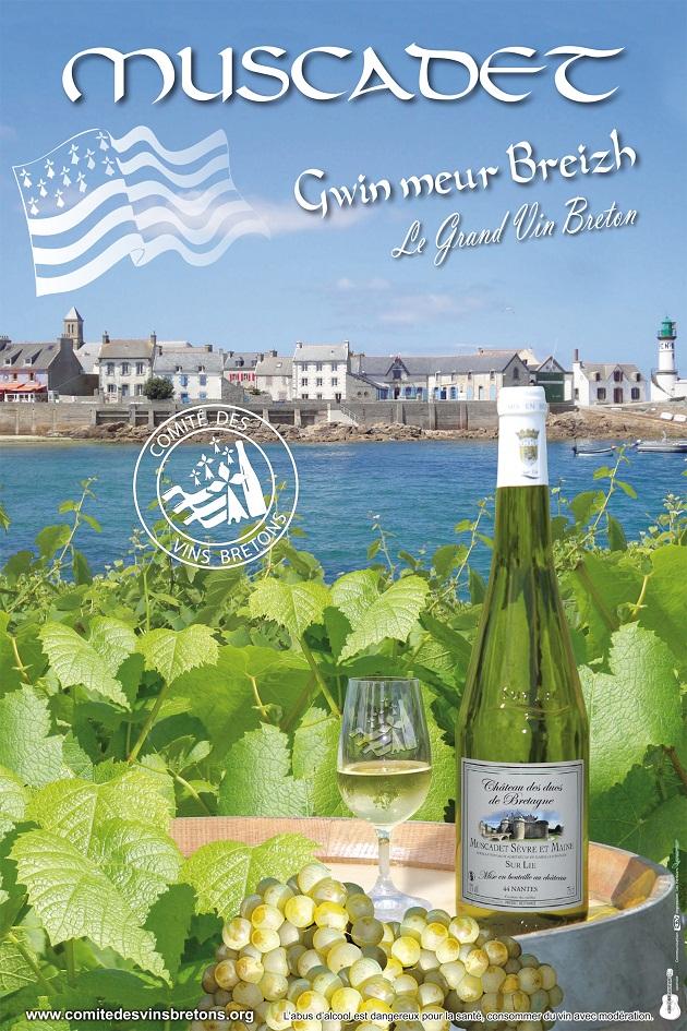 La nouvelle affiche du Muscadet Vin Breton.