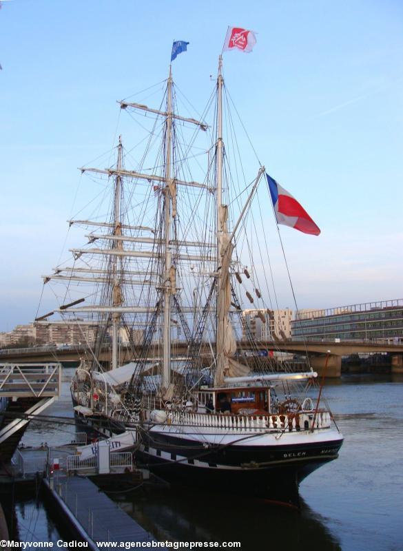 Le Belem à Nantes en avril 2010.