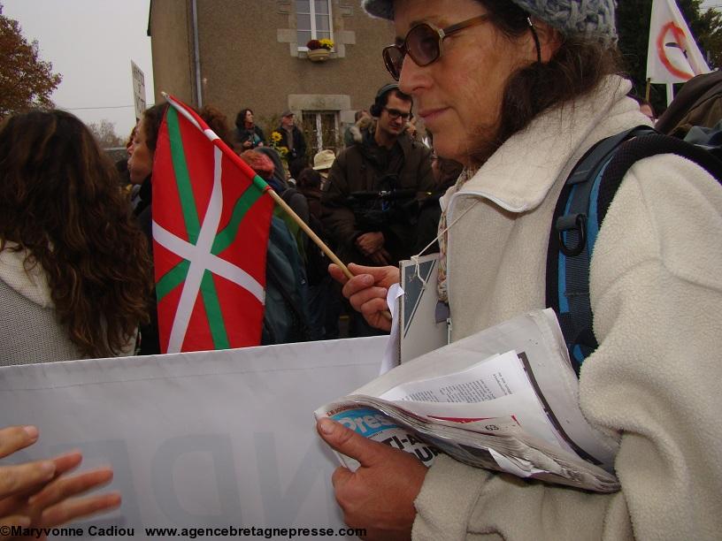 Notre-Dame des Landes 17 nov. 2012. Basque venue des Hautes-Pyrénées.