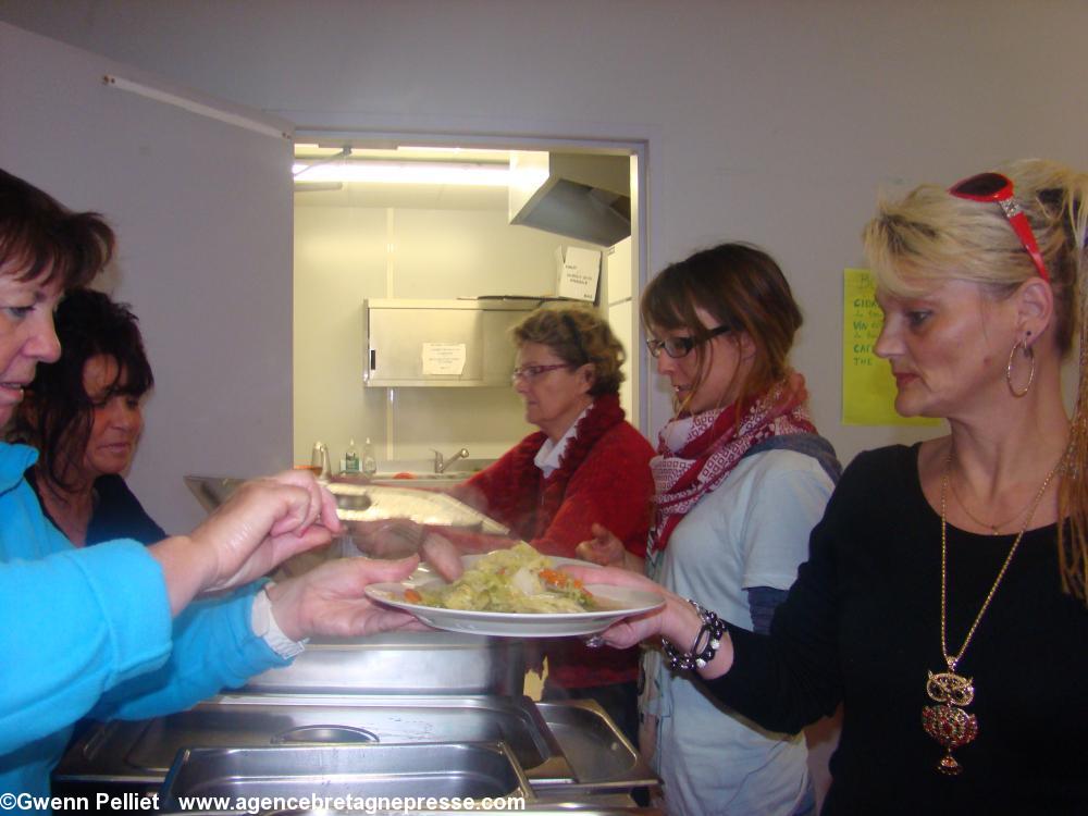 service du ragout de choux