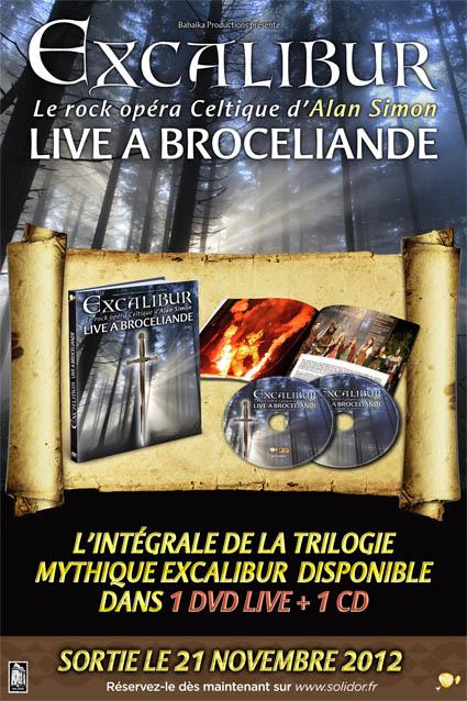 affiche du concert live Brocéliande du 14 
juillet