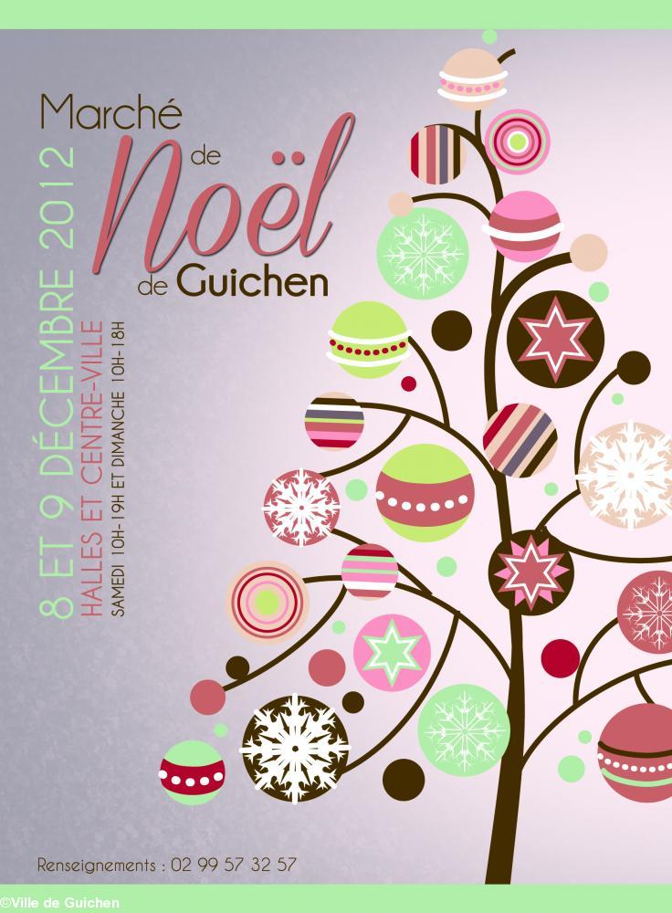 Affiche concernant le marché de Noël