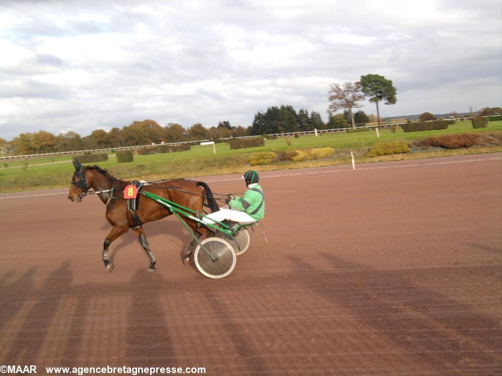 Echauffement sur la piste