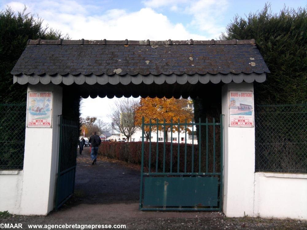 Entrée du champ de courses