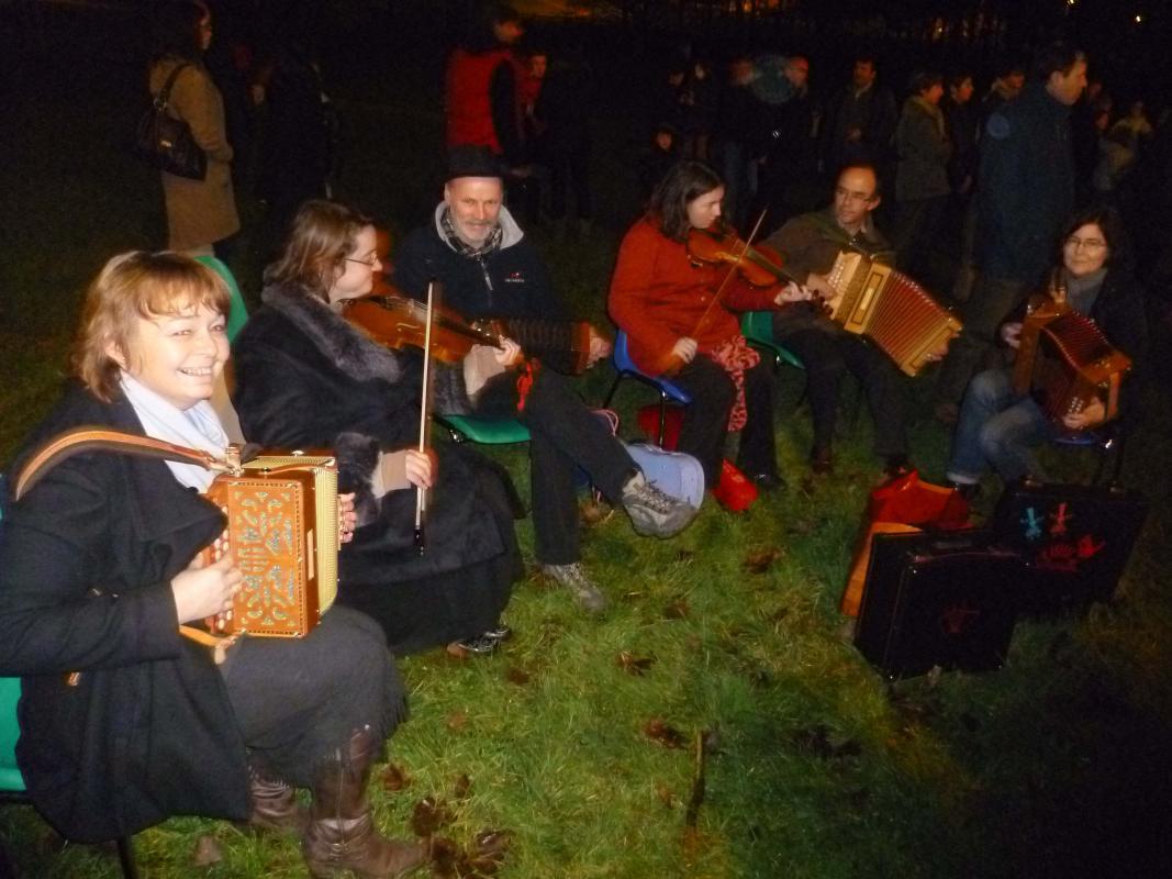 Le groupe de musiciens des 