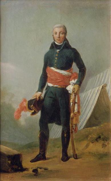 François Gérard  - Le Général Moreau (Musée du 
Château de Versailles).  Réduction d'un original daté de 1800