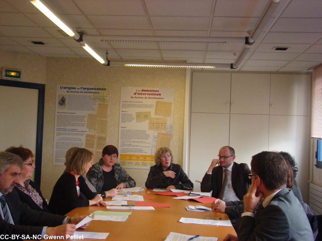 Des représentants des Urgences de l'Hopital CHIc de 
Quimper-Cornouaille