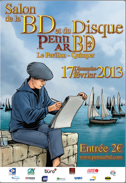 Affiche du salon Penn Ar BD 2013