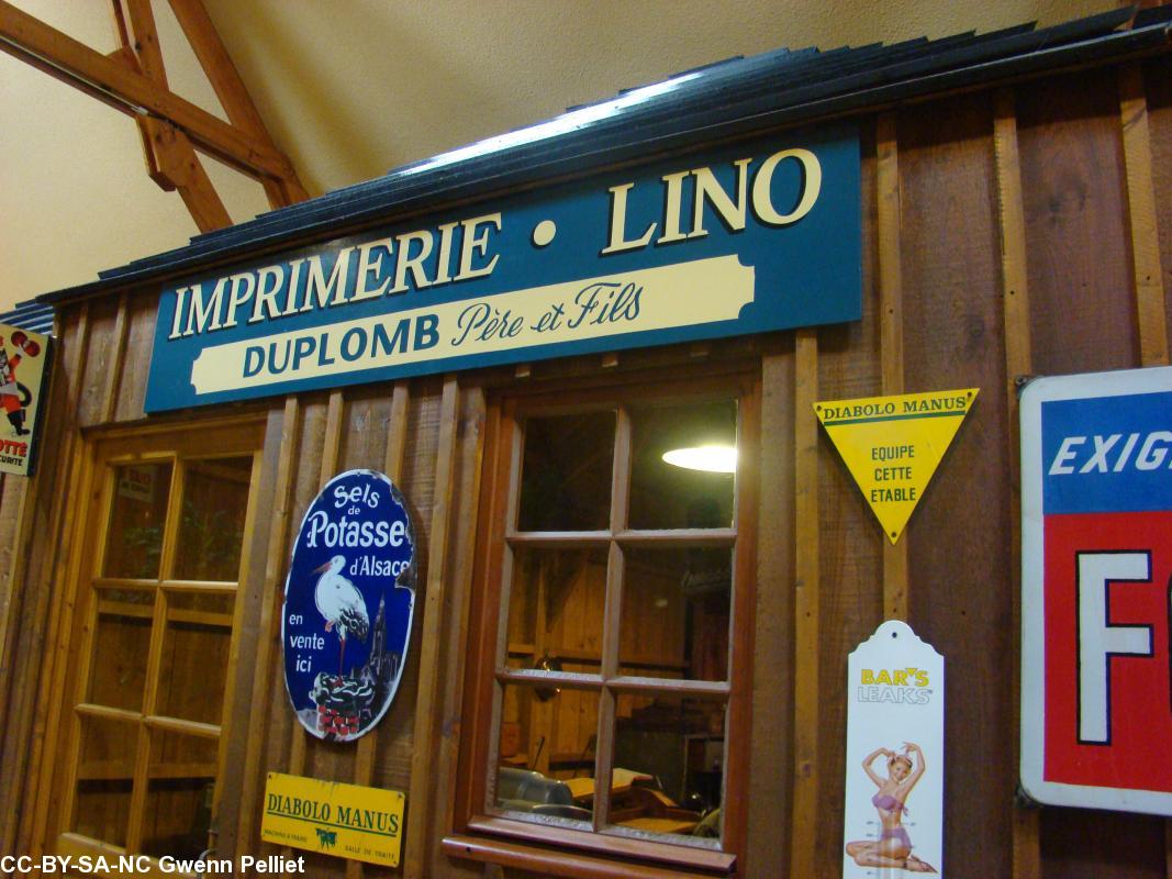 Imprimeur (Lino  comme linotypie - terme 
d'imprimerie)