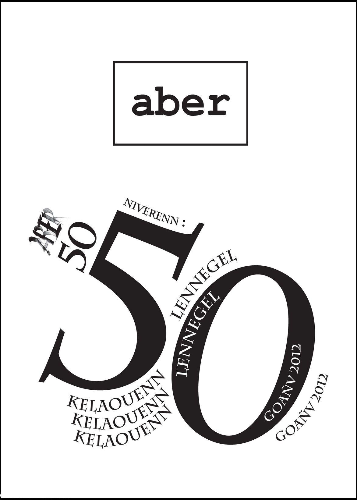 couverture du n° 50 d'Aber