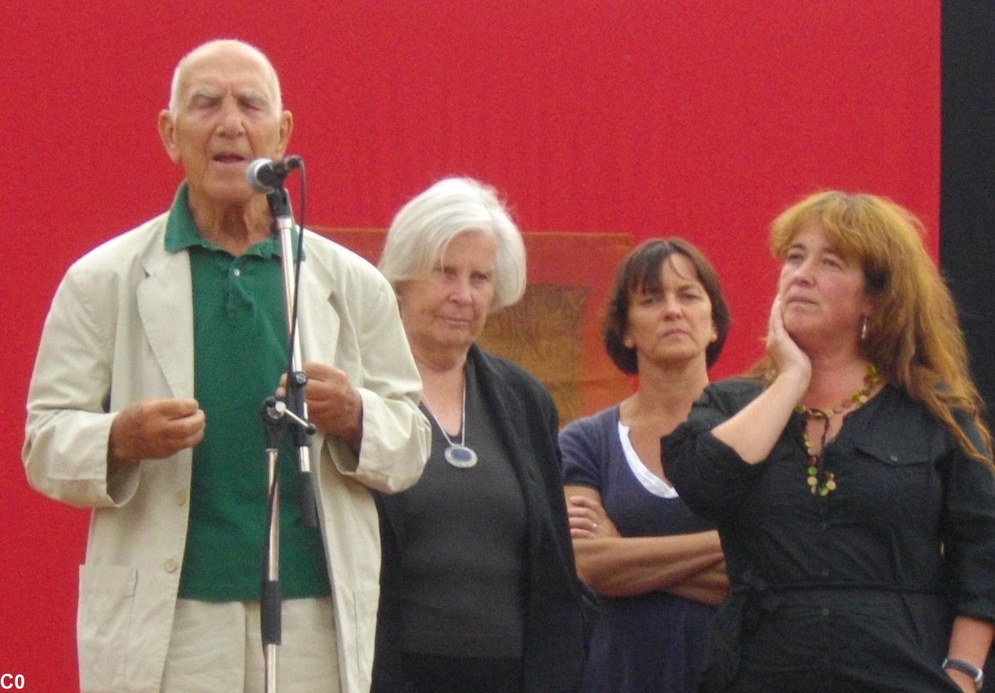 Stéphane Hessel au festival de Douarnenez dont il était l'invité d'honneur