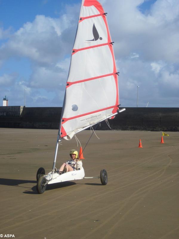 char à voile