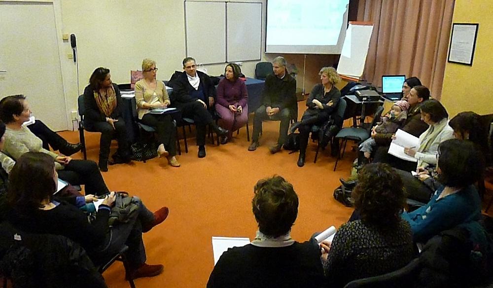 Réunion tenue à Vannes en présence de professeurs 
galiciens (APFG).