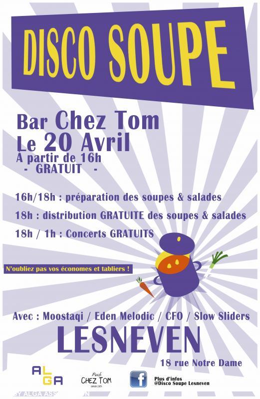 affiche de la disco soupe