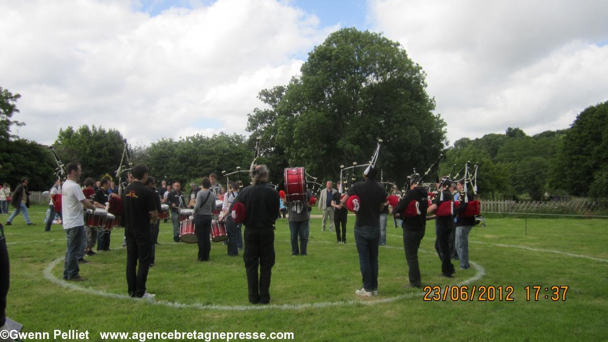 Le pipe band Cap Caval Champion