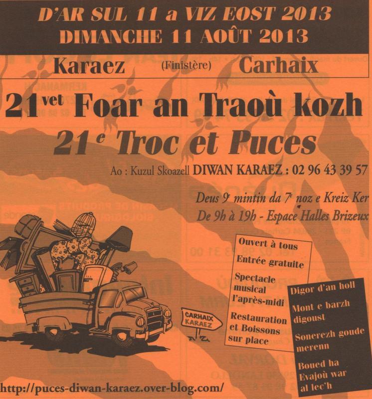 Affiche puces 2013