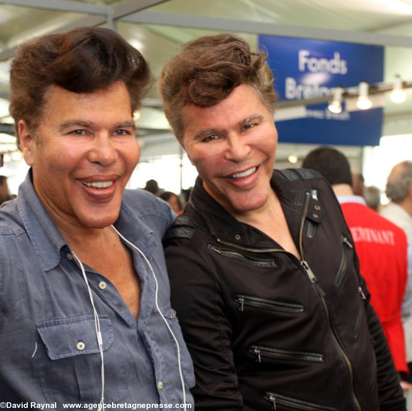 Les frère Bogdanov ont crée l'événement au salon.